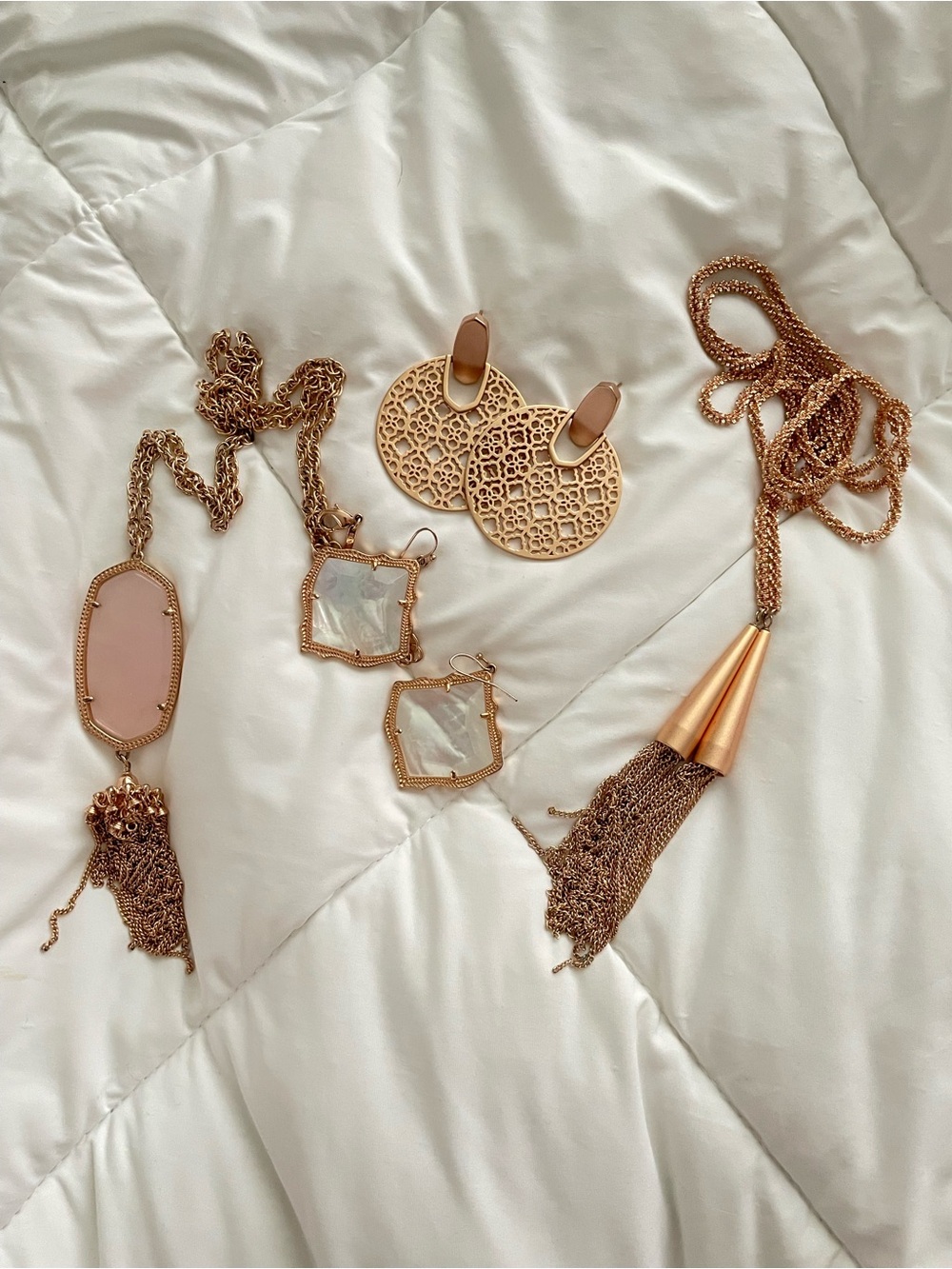 Kendra Scott Rose Gold Jewelry set